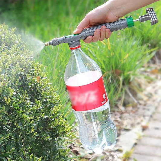 High Pressure Air Pump Manual Sprayer Adjustable Drink Bottle Spray Head Nozzle Garden Watering Tool Sprayer Agriculture Tools - Acyl.shop