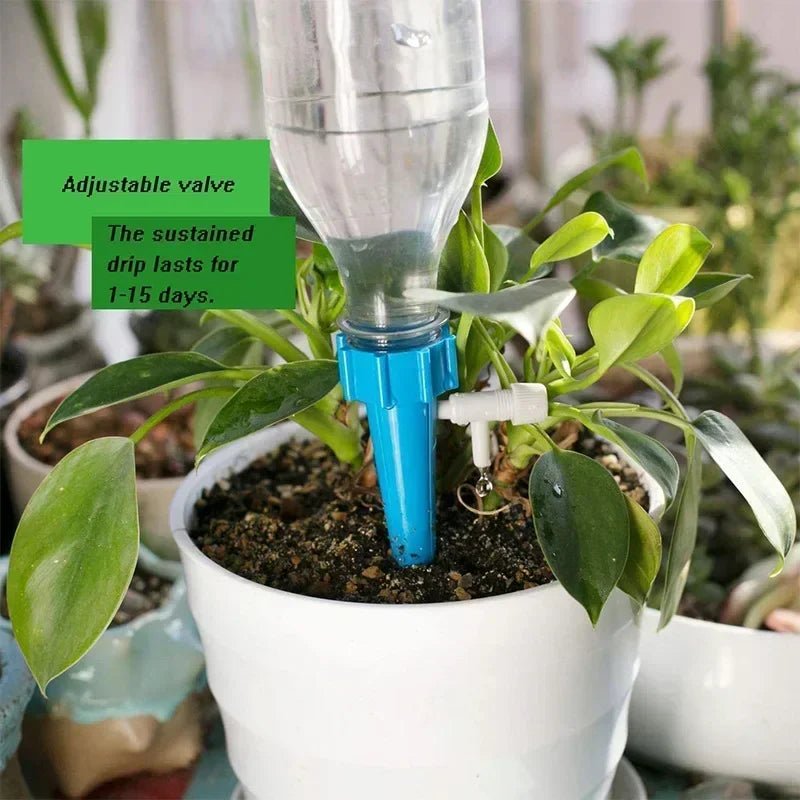 Automatic Drip Irrigation System Self Watering Adjustable for Flower Plants Greenhouse Garden Auto Water Dripper Device - Acyl.shop