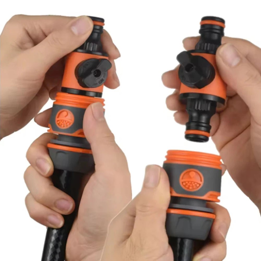 New 1PC/2PCS Garden Hose Shut Off Valve Tap Adapter Quick Joint Garden Sprays Sprinklers for Watering the Garden - Acyl.shop