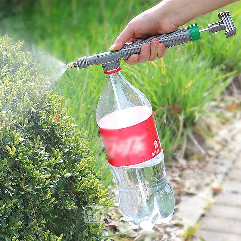 High Pressure Air Pump Manual Sprayer Adjustable Drink Bottle Spray Head Nozzle Garden Watering Tool Sprayer Agriculture Tools - Acyl.shop