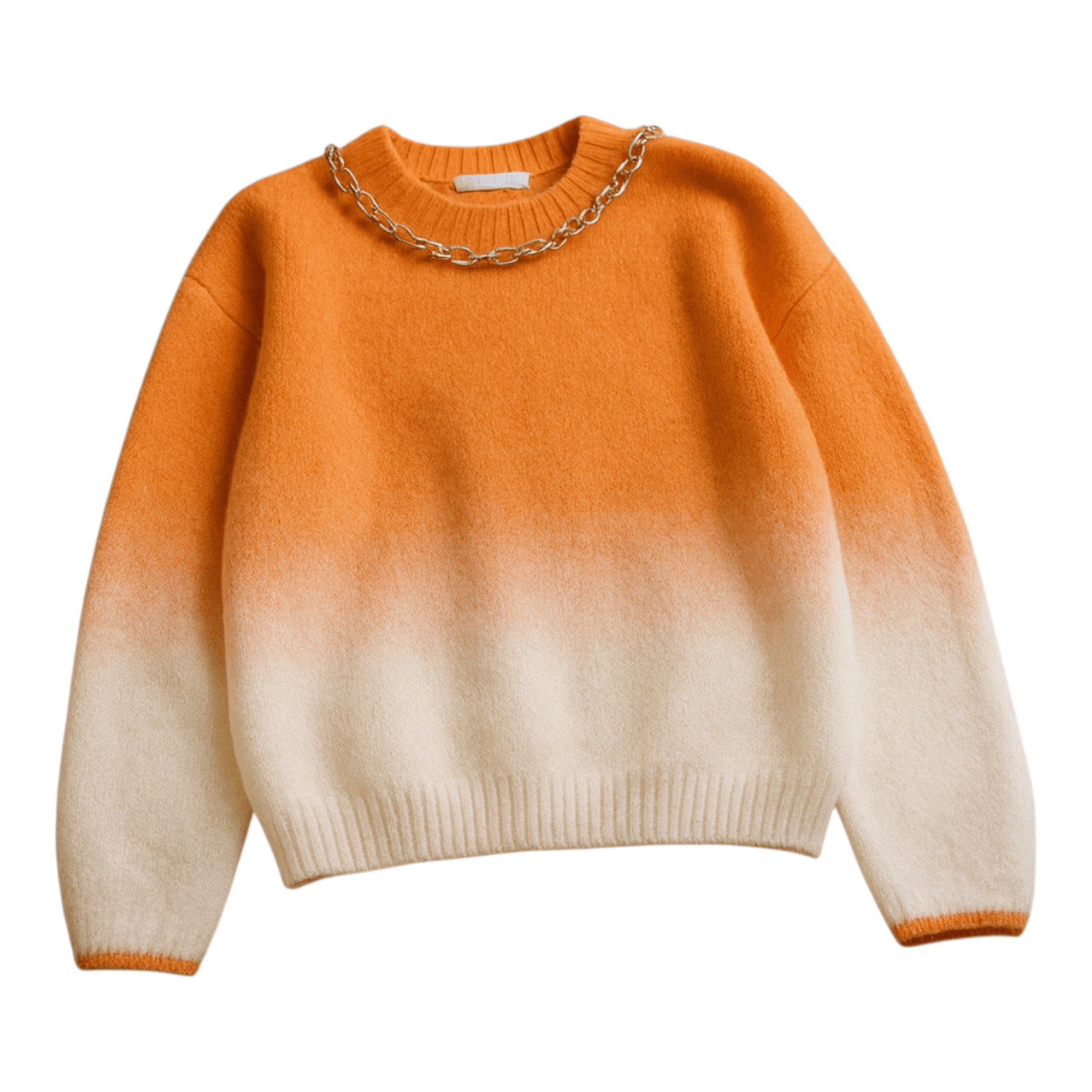 Pull Aurora Dégradé Orange & Crème 🧡 - Acyl.shop