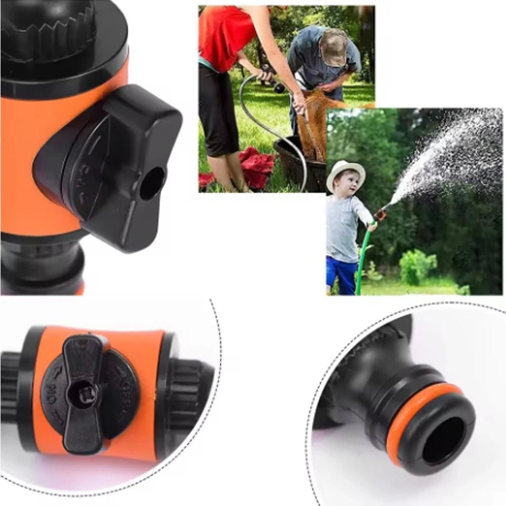 New 1PC/2PCS Garden Hose Shut Off Valve Tap Adapter Quick Joint Garden Sprays Sprinklers for Watering the Garden - Acyl.shop